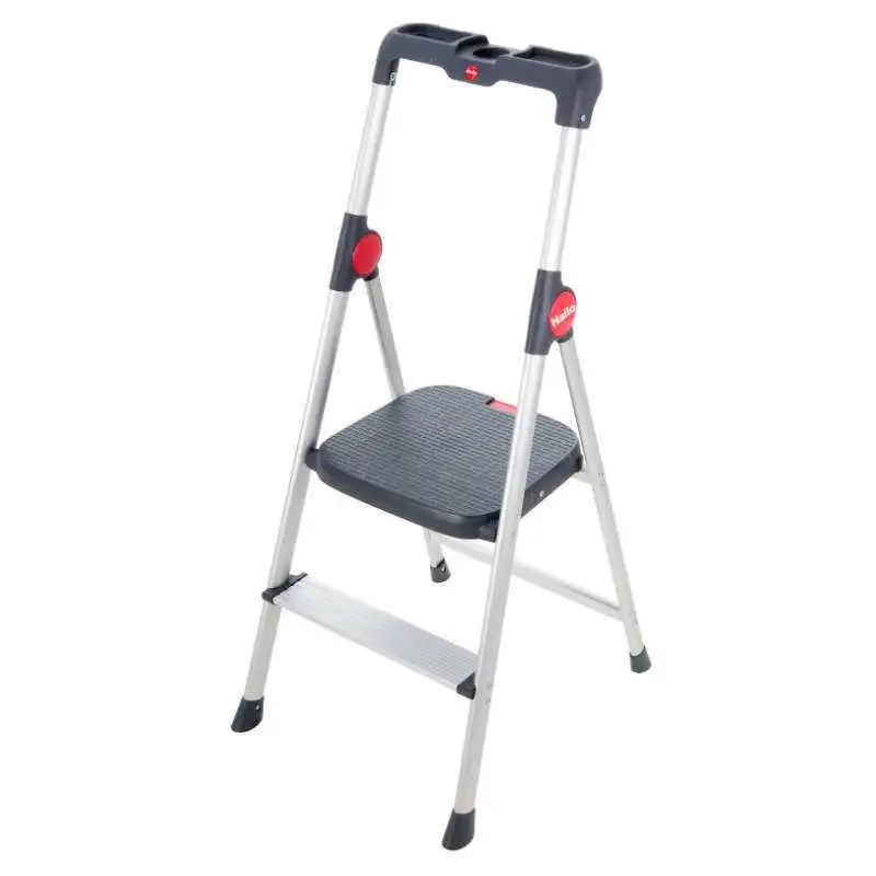 Mini escalera superligera de aluminio WideStep 2 Hailo