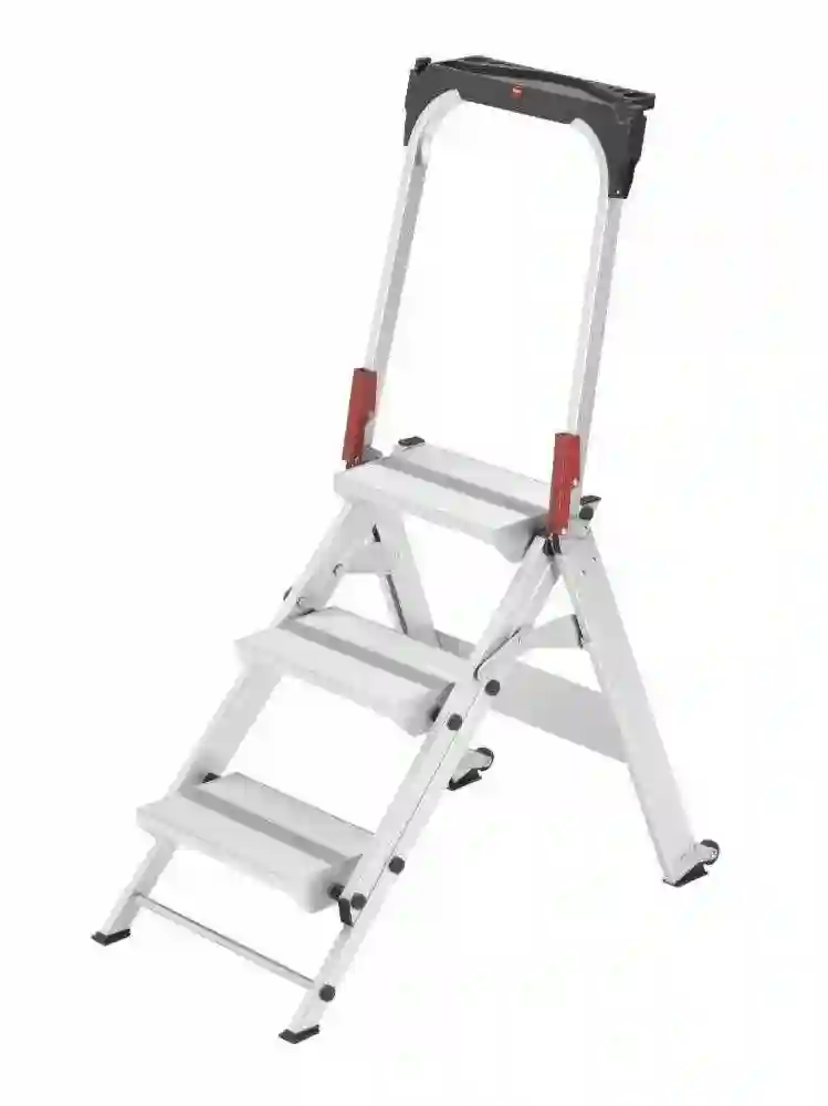 Mini escalera de aluminio ST100 TopLine 4 Hailo
