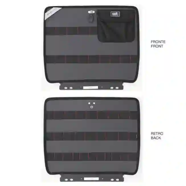 Panel portaherramientas superior PEL para maletas ROCK 350 y TURTLE 350 GT Line
