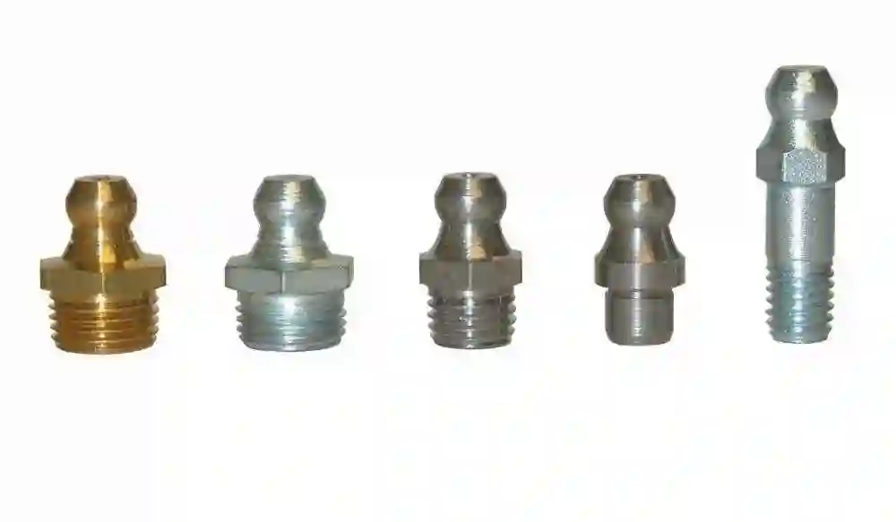 Engrasadores hidráulicos rectos DIN 71412 tipo H1 R.3/8-24 SAE x L.15 x Ø11 acero (25 uds) Umeta