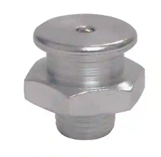 Engrasadores rectos de cabeza plana DIN 3404 tipo M1 R.M10x10 x L.17 x Ø17 acero (25 uds) Umeta
