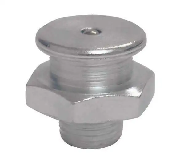 Engrasadores rectos de cabeza plana DIN 3404 tipo M1 R.M10x10 x L.17 x Ø17 acero (25 uds) Umeta