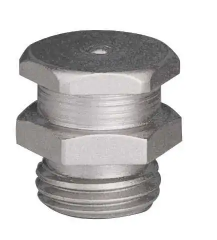 Engrasadores rectos de cabeza plana tipo T1/B R.1/4-19 BSPP x L.16 x Ø15 acero (25 uds) Umeta