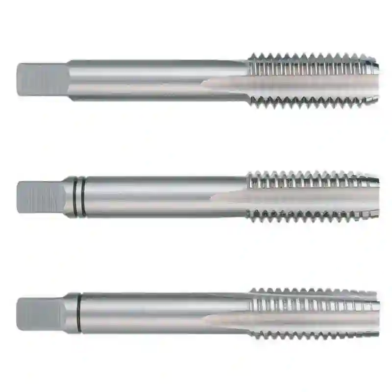 RUKO 246716 - Juego de 3 machos para roscar a mano BSW DIN 352 HSS rectificados con rosca 7/16