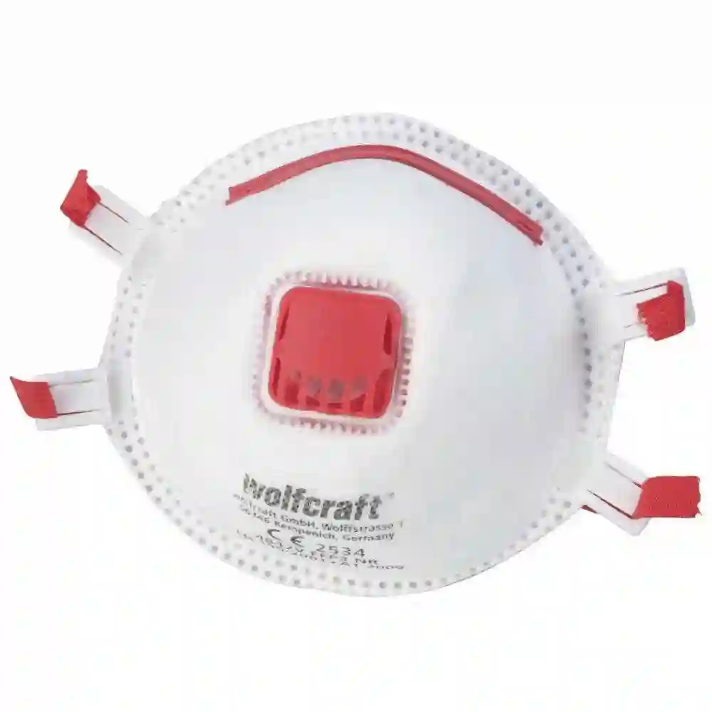 2 máscaras antipolvo FFP3 V (CE) Wolfcraft