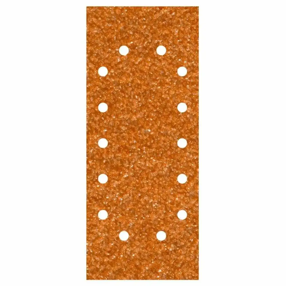 5 hojas de lijar de corindón, grano 80, 115 x 280 mm Wolfcraft
