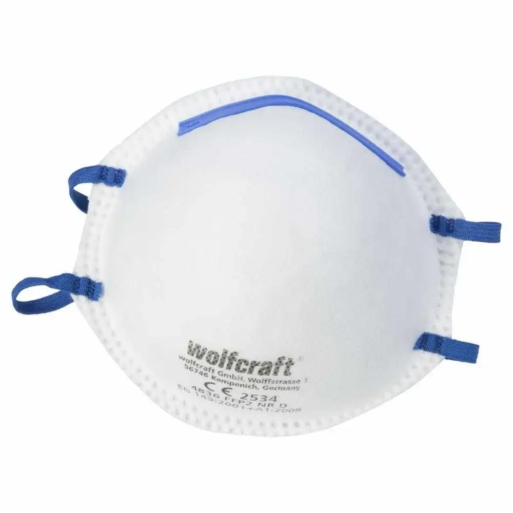 3 máscaras antipolvo FFP2 (CE) Wolfcraft