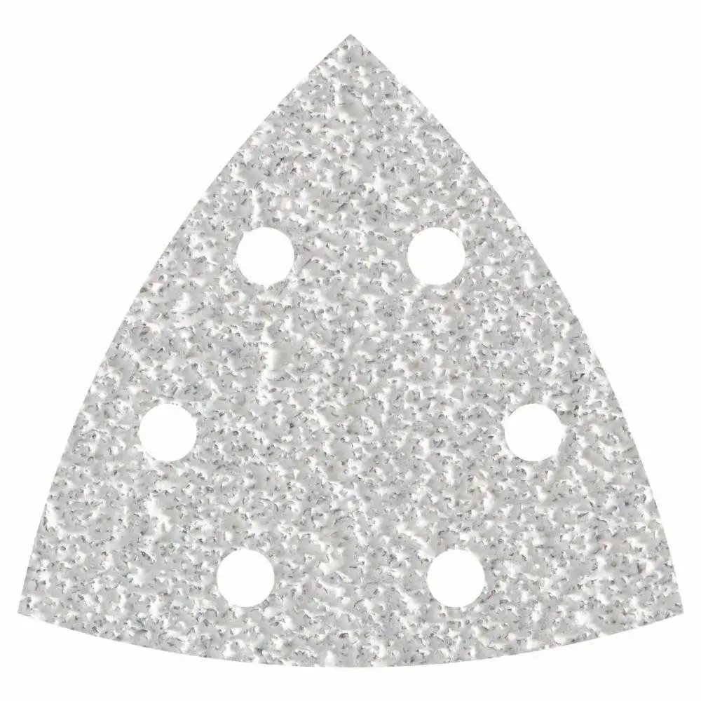 5 hojas abrasivas adhesivas Estearato, grano 80 Delta 95 mm Wolfcraft