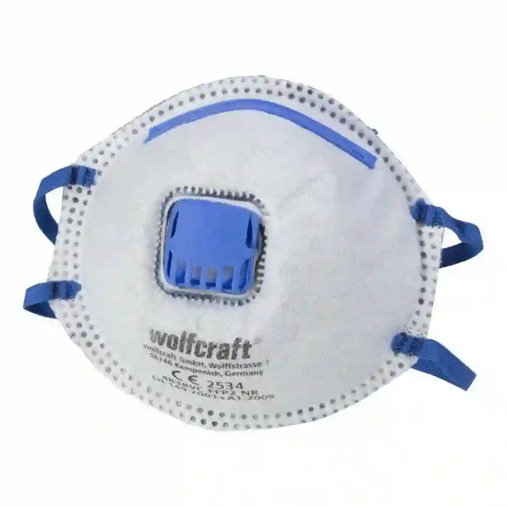 3 máscaras antipolvo FFP2 VC (CE) Wolfcraft