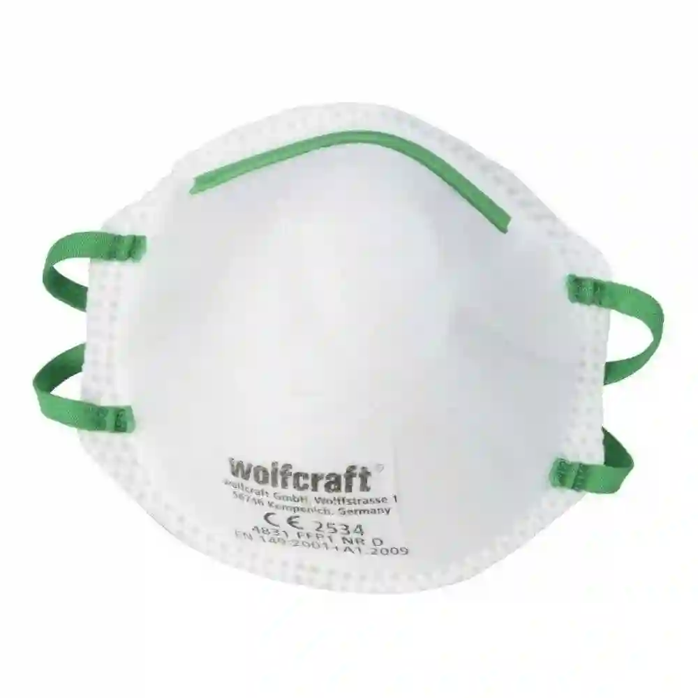 3 máscaras antipolvo FFP1 (CE) Wolfcraft