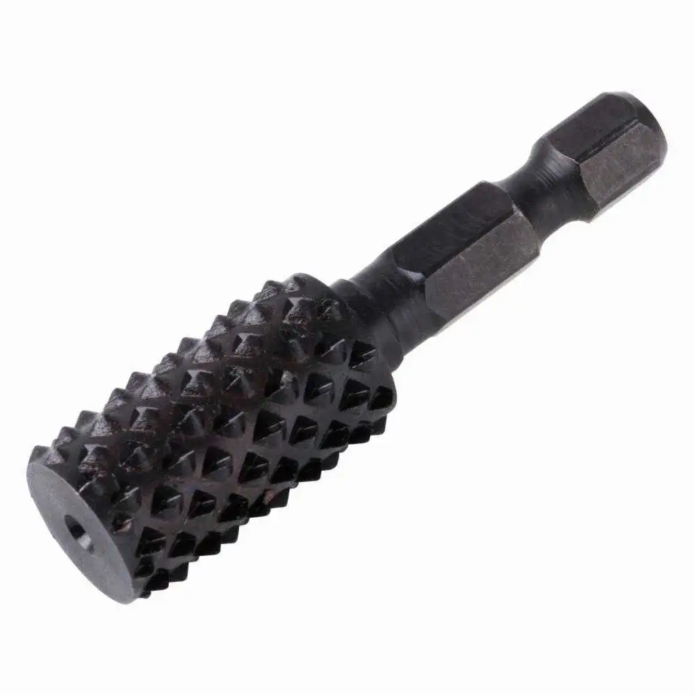 1 escofina de perfil para madera cil. hexagonal   13 x 22 mm Wolfcraft