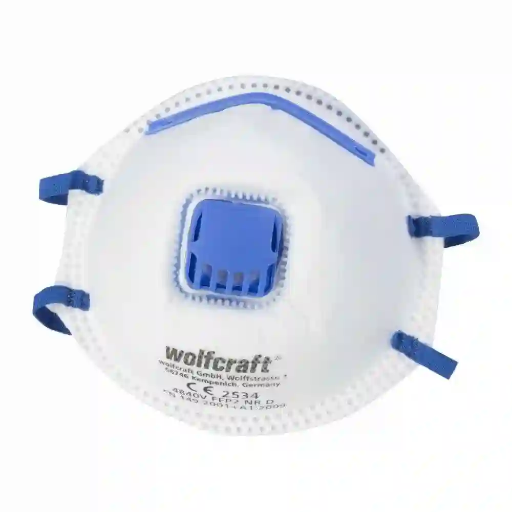 3 máscaras antipolvo FFP2 V (CE) Wolfcraft