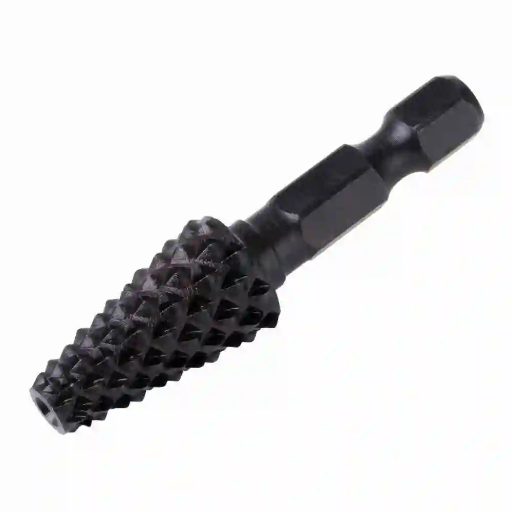 1 escofina de perfil para madera cónica hexagonal Ø 6-12 x 22 mm Wolfcraft