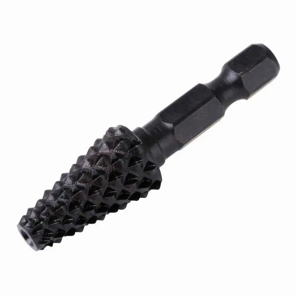 1 escofina de perfil para madera cónica hexagonal Ø 6-12 x 22 mm Wolfcraft