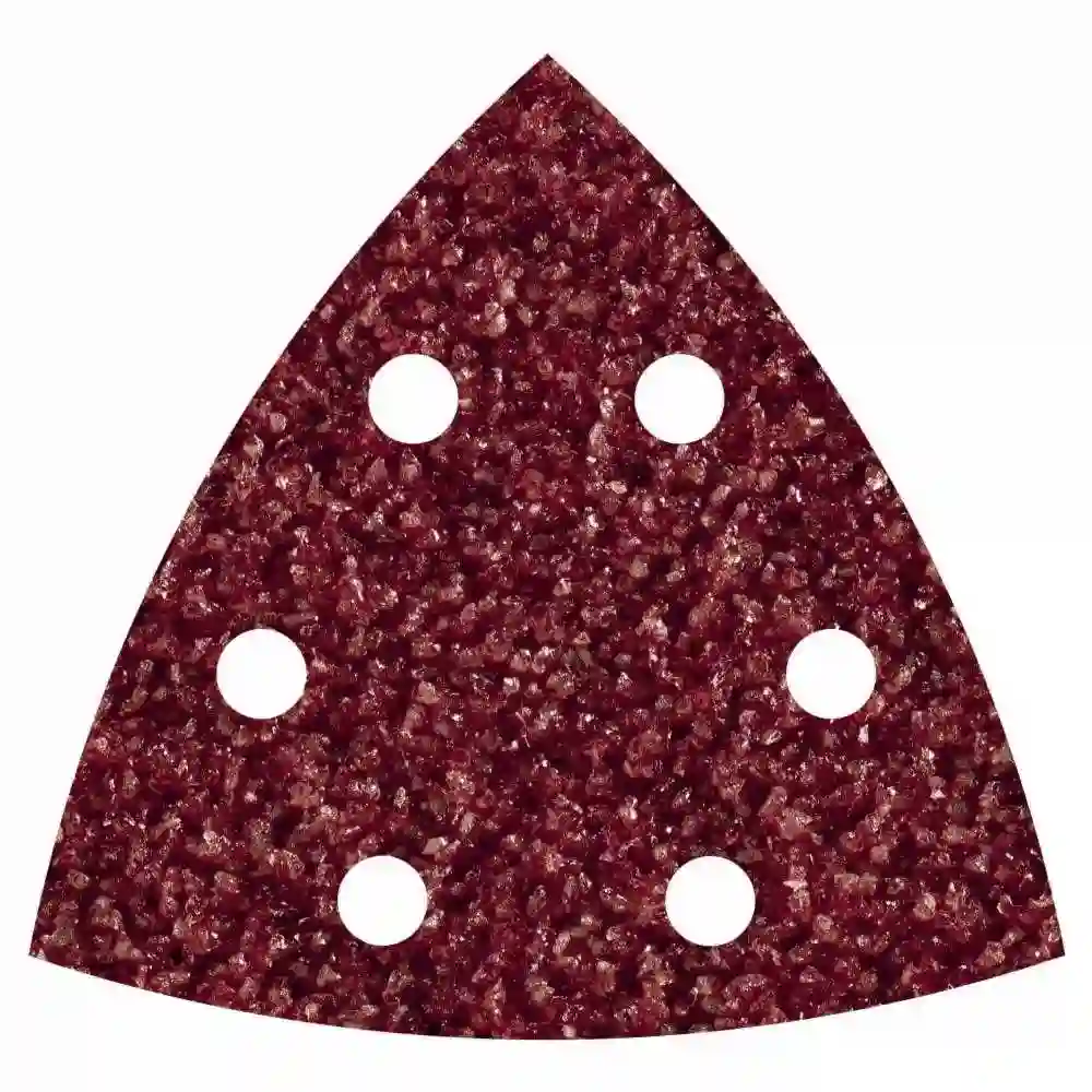25 hojas abrasivas adhesivas Corindón, grano 40 Delta 95 mm Wolfcraft