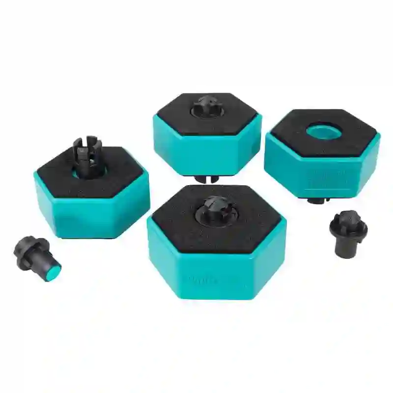 4 soportes de piezas multifuncionales Wolfcraft