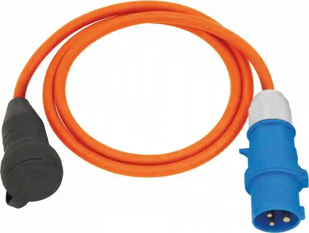 Alargador/adaptador IP44 H07RN-F 3G 25 230V/16A con clavijas y conectores Brennenstuhl