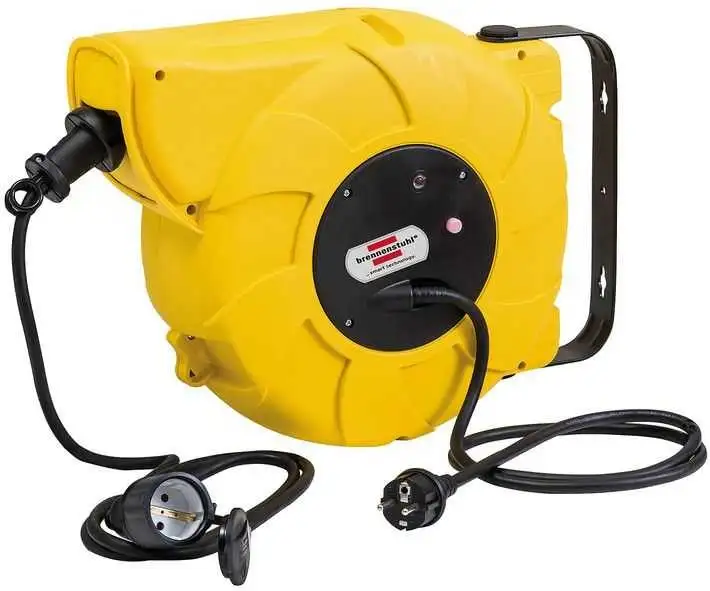 Enrollacables de carrete automático IP44 H07RN-F 3G15 16+2 Brennenstuhl