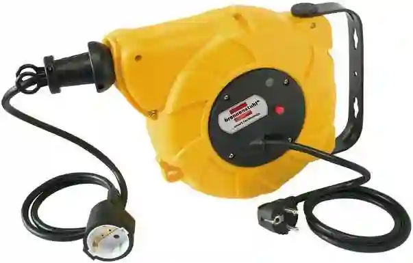 Enrollacables de carrete automático IP20 H05VV-F 3G15 para interiores 9+2 Brennenstuhl