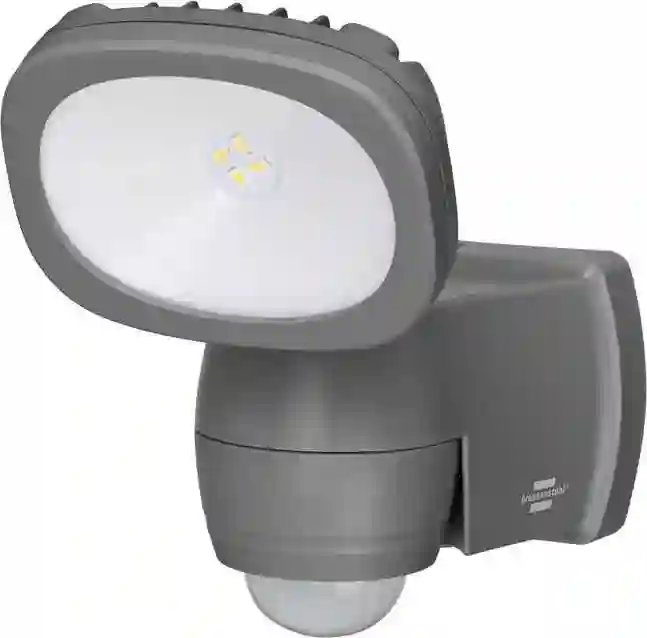 Foco LED de pared a batería LUFOS con detector de movimiento y protección IP44 210 Brennenstuhl
