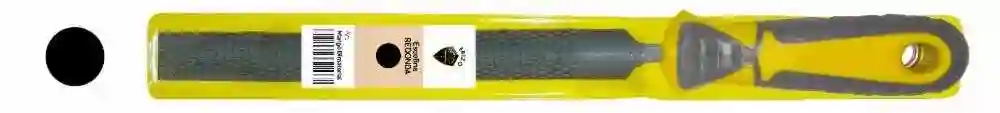 Escofina redonda con mango bimaterial en funda E 8 Erizo
