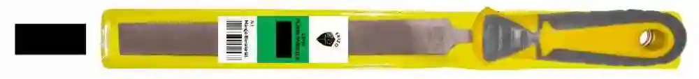 Lima de mecánico plana paralela con mango bimaterial en funda B 10 Erizo