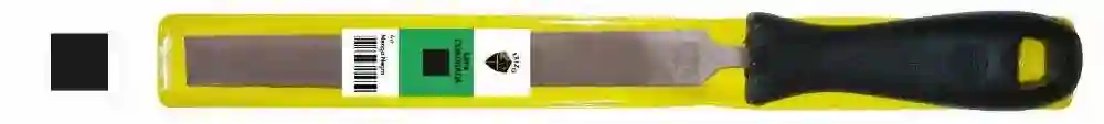 Lima de mecánico cuadrada con mango negro en funda B 6 Erizo