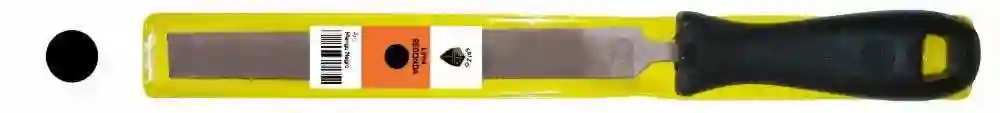 Lima de mecánico redonda con mango negro en funda B 10 Erizo