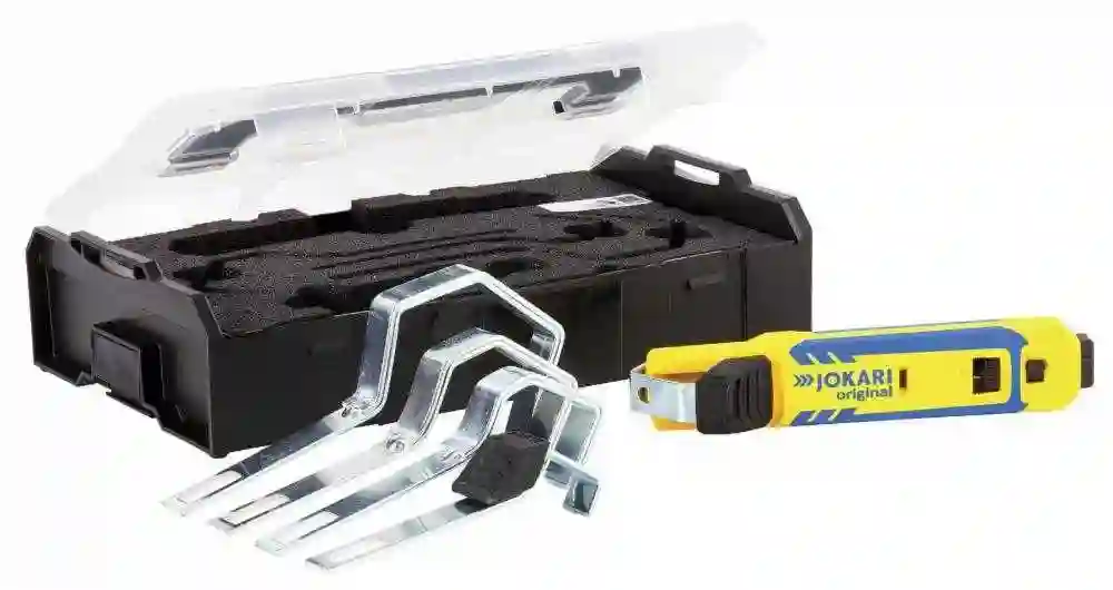 Juego System 4-70 con abrazaderas de cable Jokari