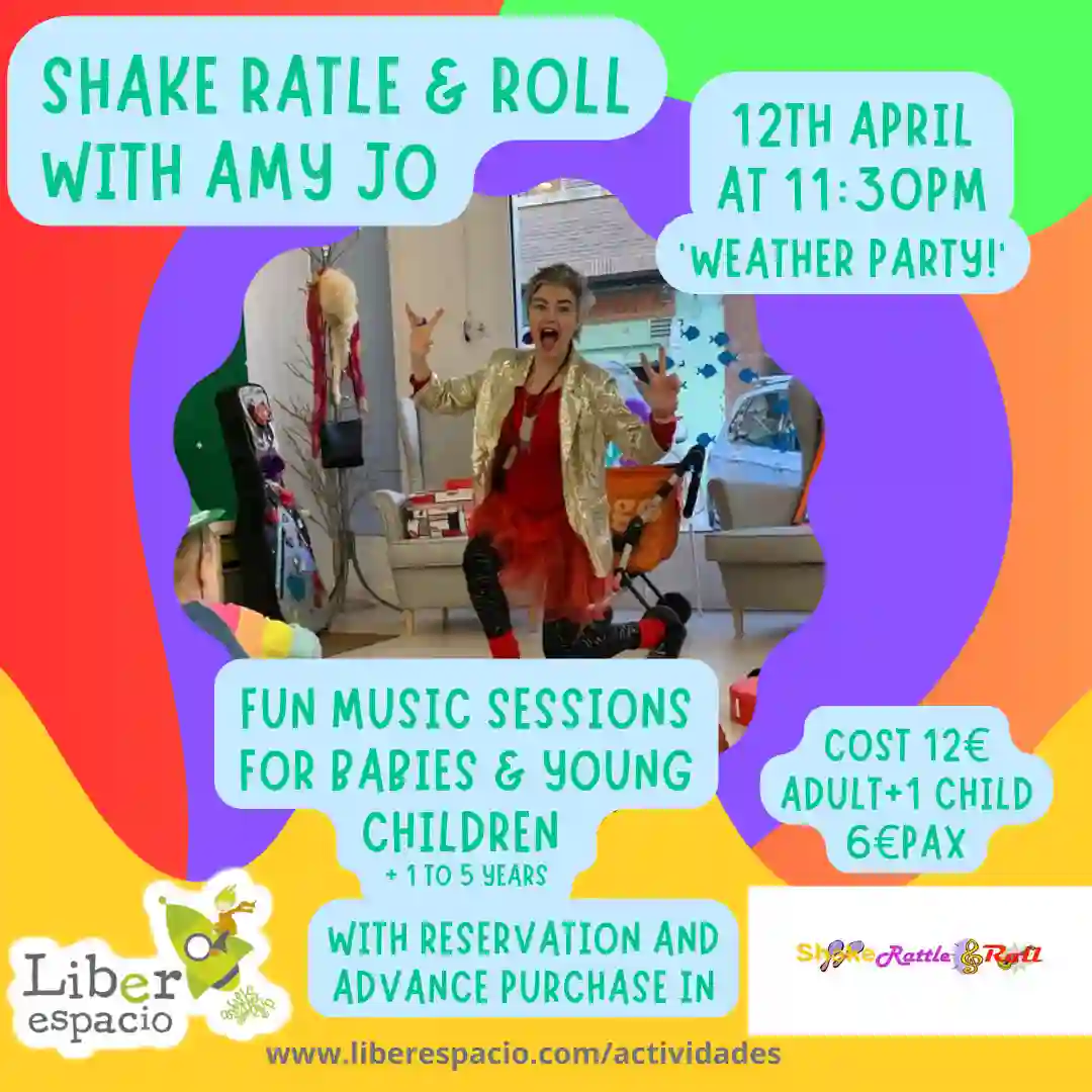 Entrada a Weather Party, Shake, Ratle and roll with Amy Jo (12 Abril)