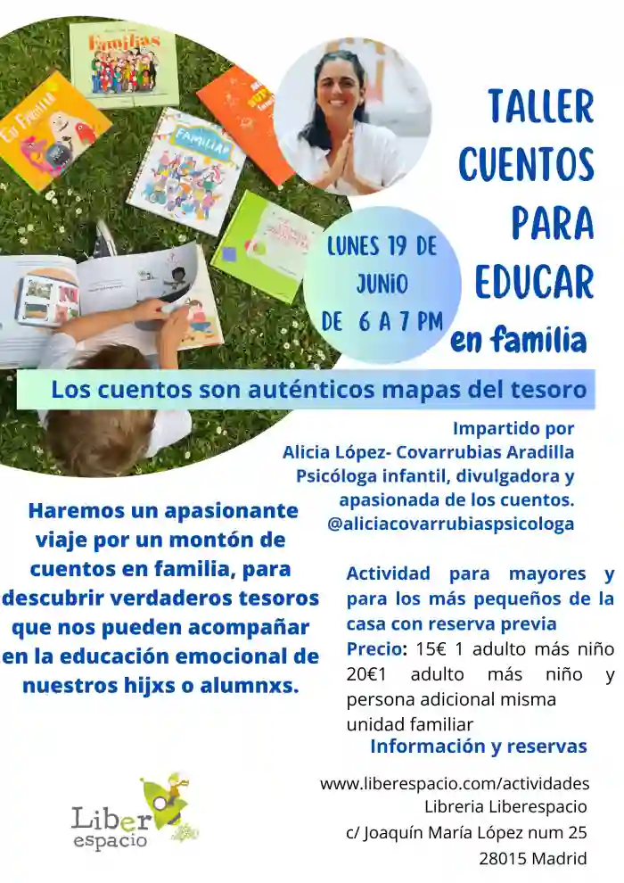 Entrada Taller Cuentos para educar en familia