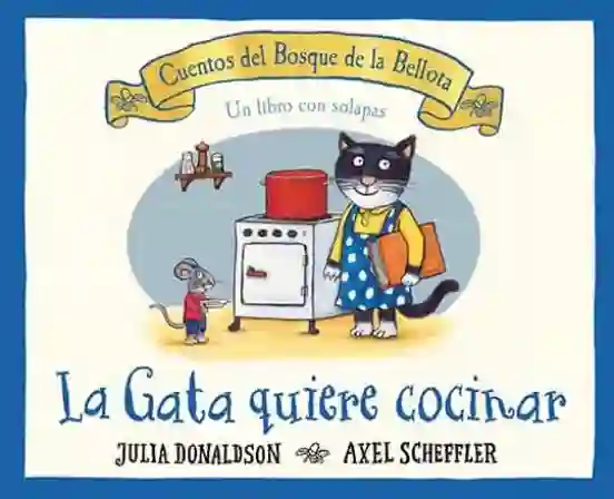 La gata quiere cocinar