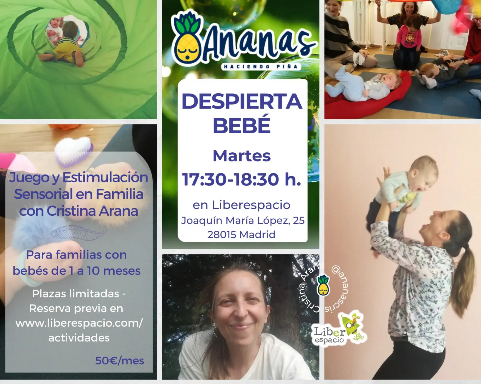 Despierta Bebé: Entrada al Taller mensual de estimulación temprana