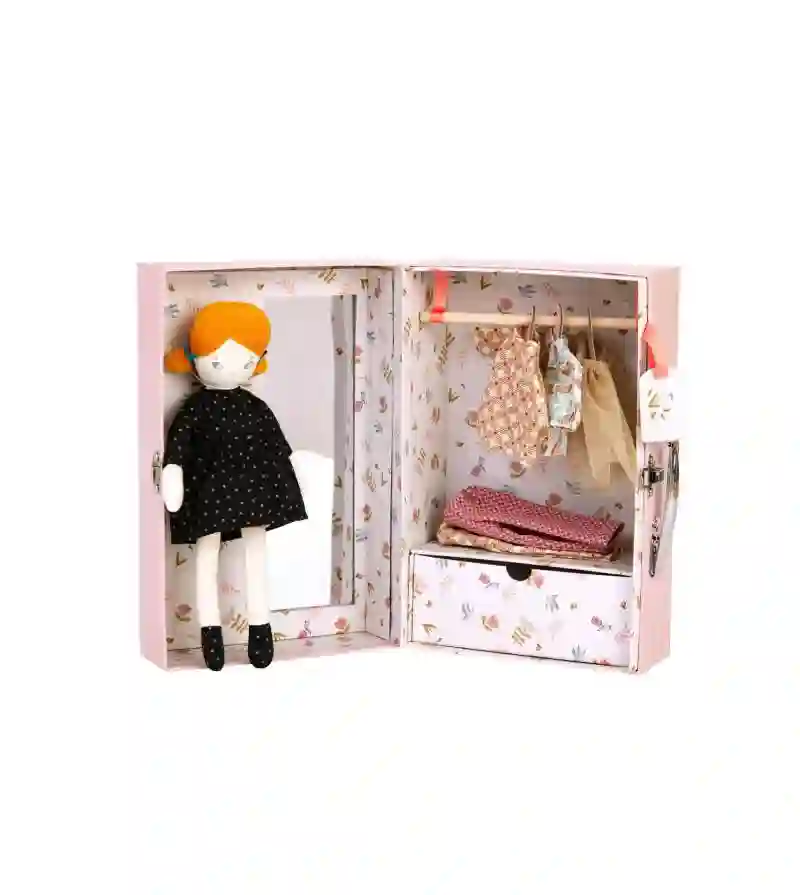 Maletín Muñeca Blanche de les parisiennes de Moulin Roty