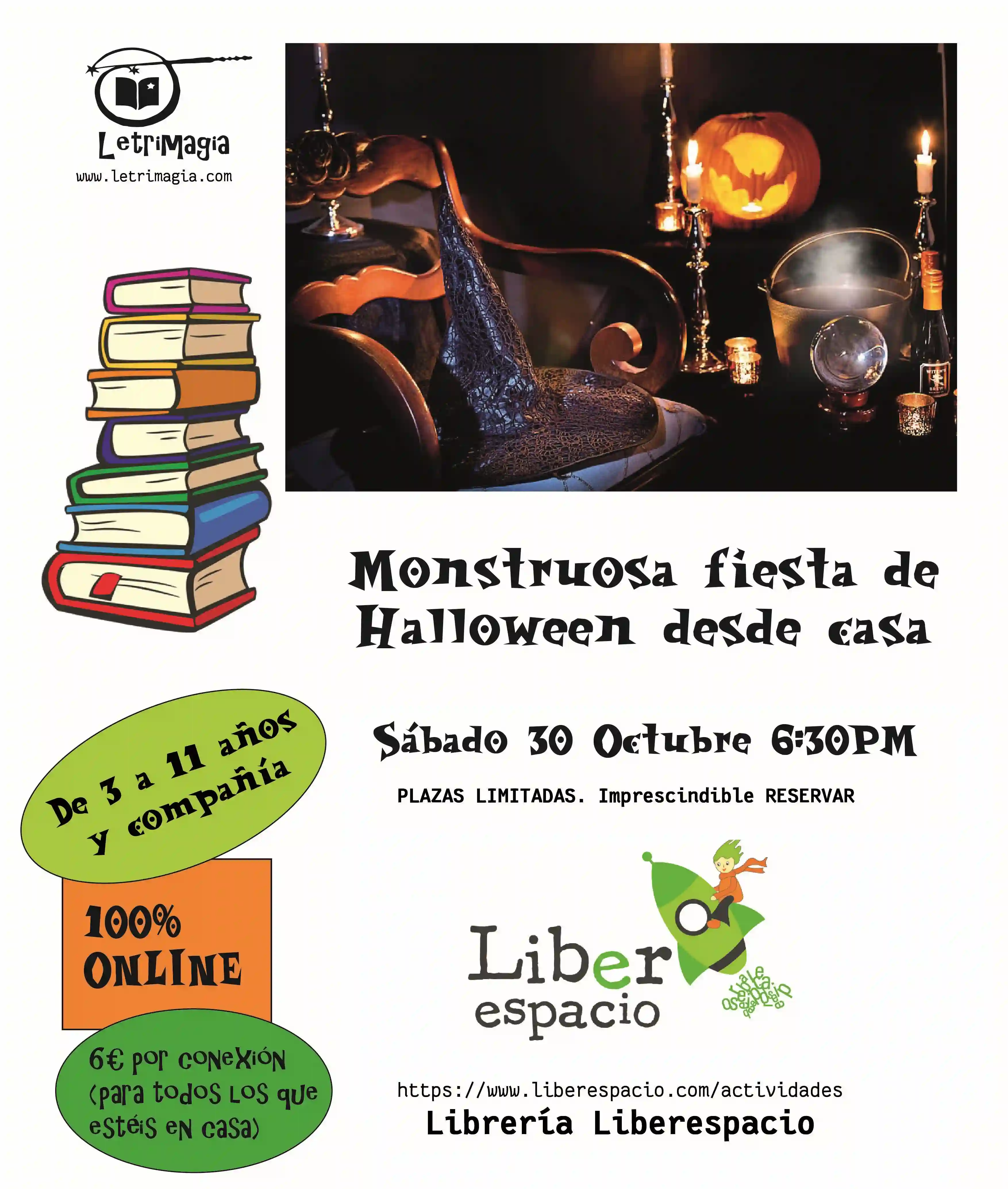 Acceso a la fiesta virtual de Halloween 2021