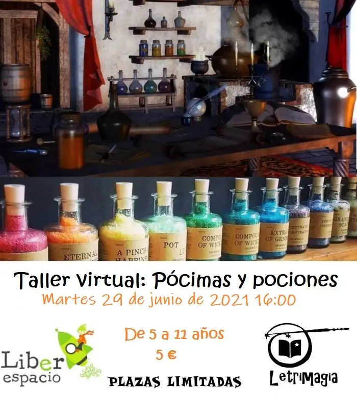 Taller virtual: Pócimas y Pociones