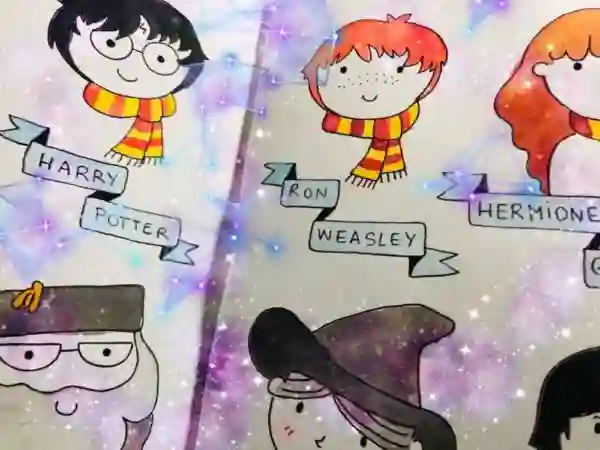 Taller virtual: Pintamos a Harry Potter