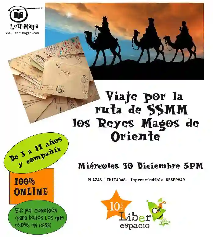 Acceso al taller virtual Viaje por la ruta de los Reyes Magos
