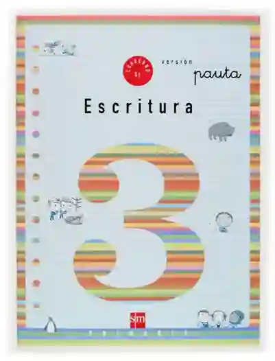 Cuaderno 3 de escritura, Cuadrícula. 1 Primaria