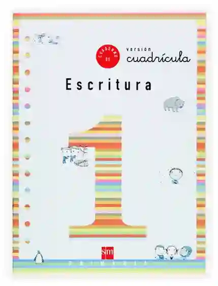 Cuaderno 1 de escritura, Cuadrícula. 1 Primaria