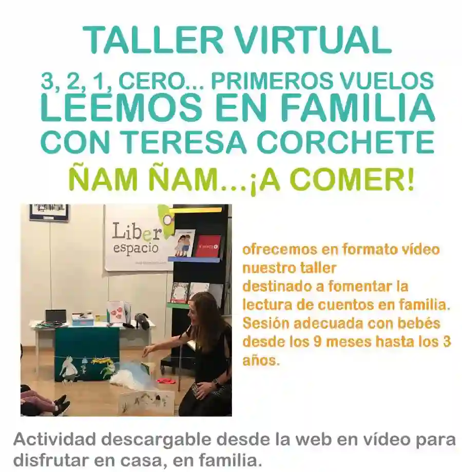 Descarga sesión virtual taller Leemos en familia