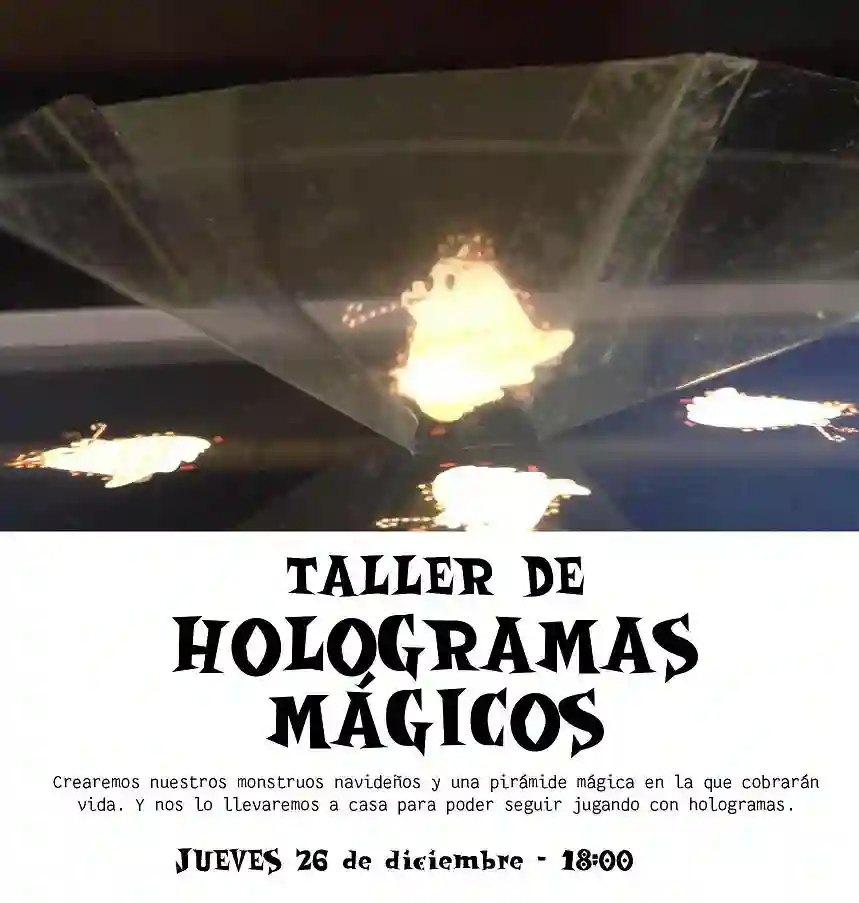 Taller de Hologramas mágicos con Letrimagia