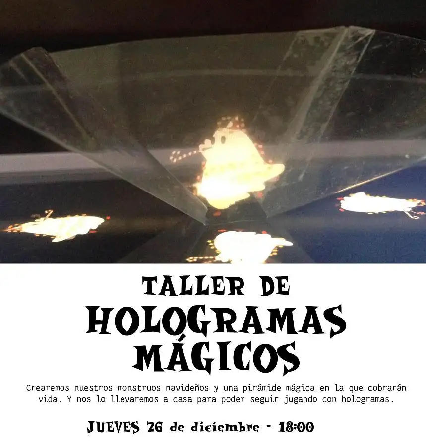 Taller de Hologramas mágicos con Letrimagia