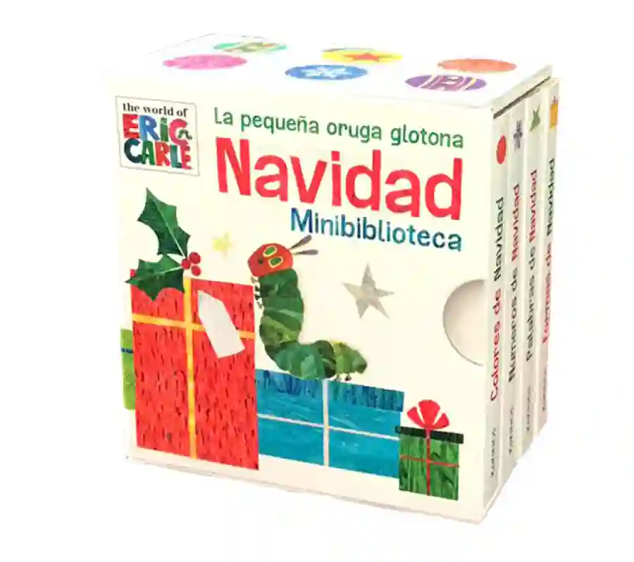 Minibiblioteca Navidad de La pequeña oruga glotona
