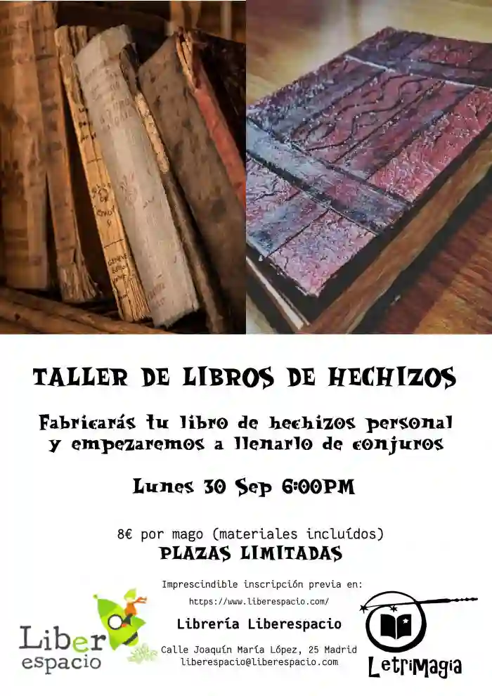 Taller de magia: Crea tu libro de hechizos