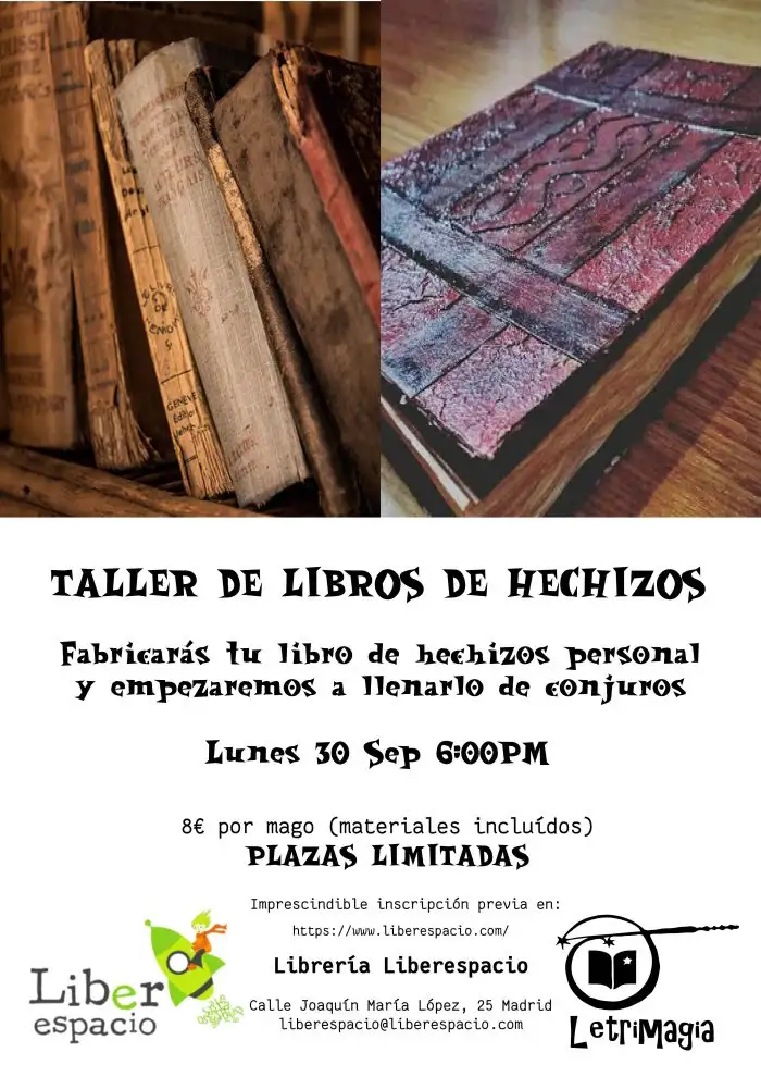 Taller de magia: Crea tu libro de hechizos