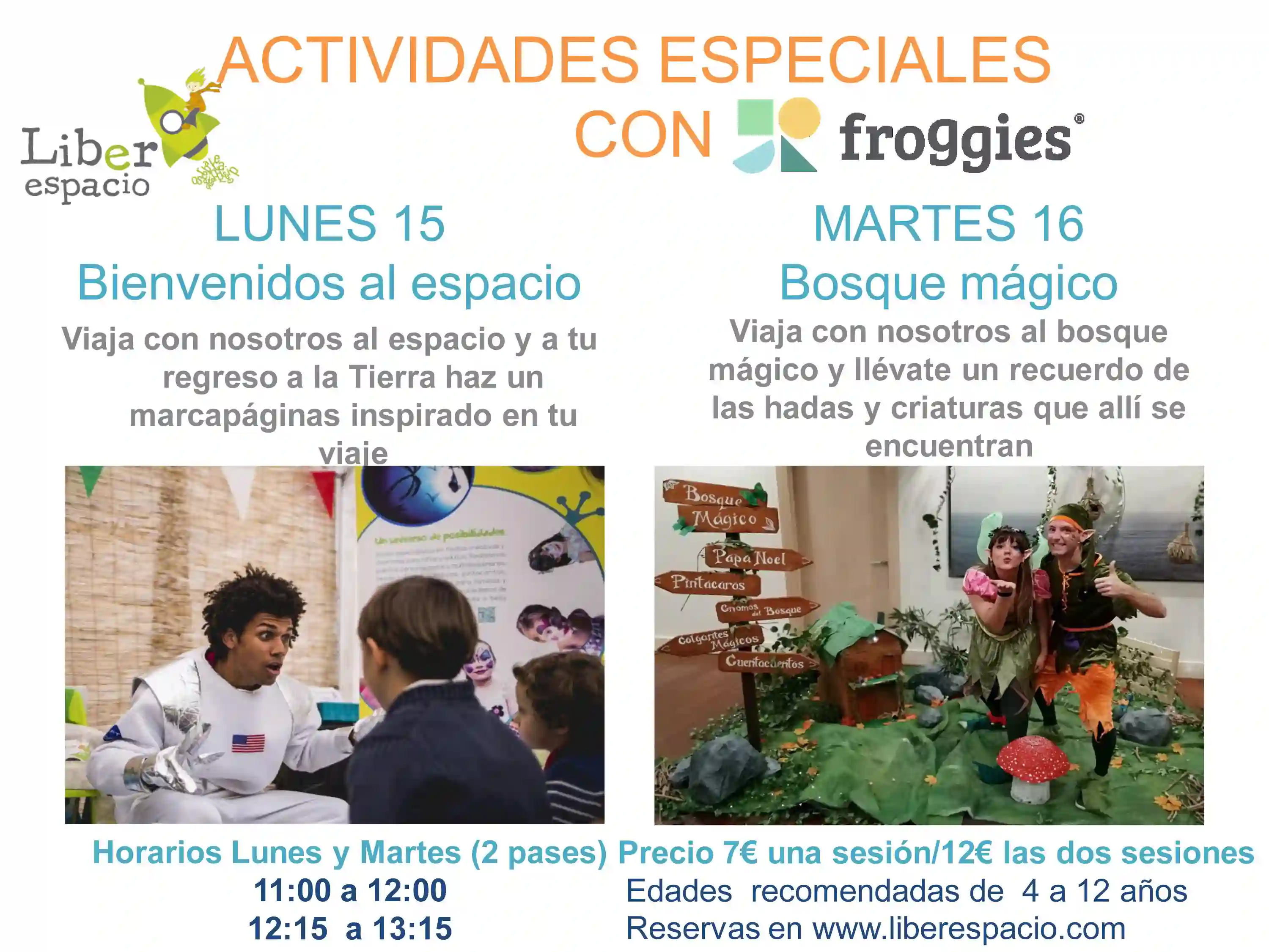 Entrada doble Taller de juegos con Froggies: Bosque Mágico