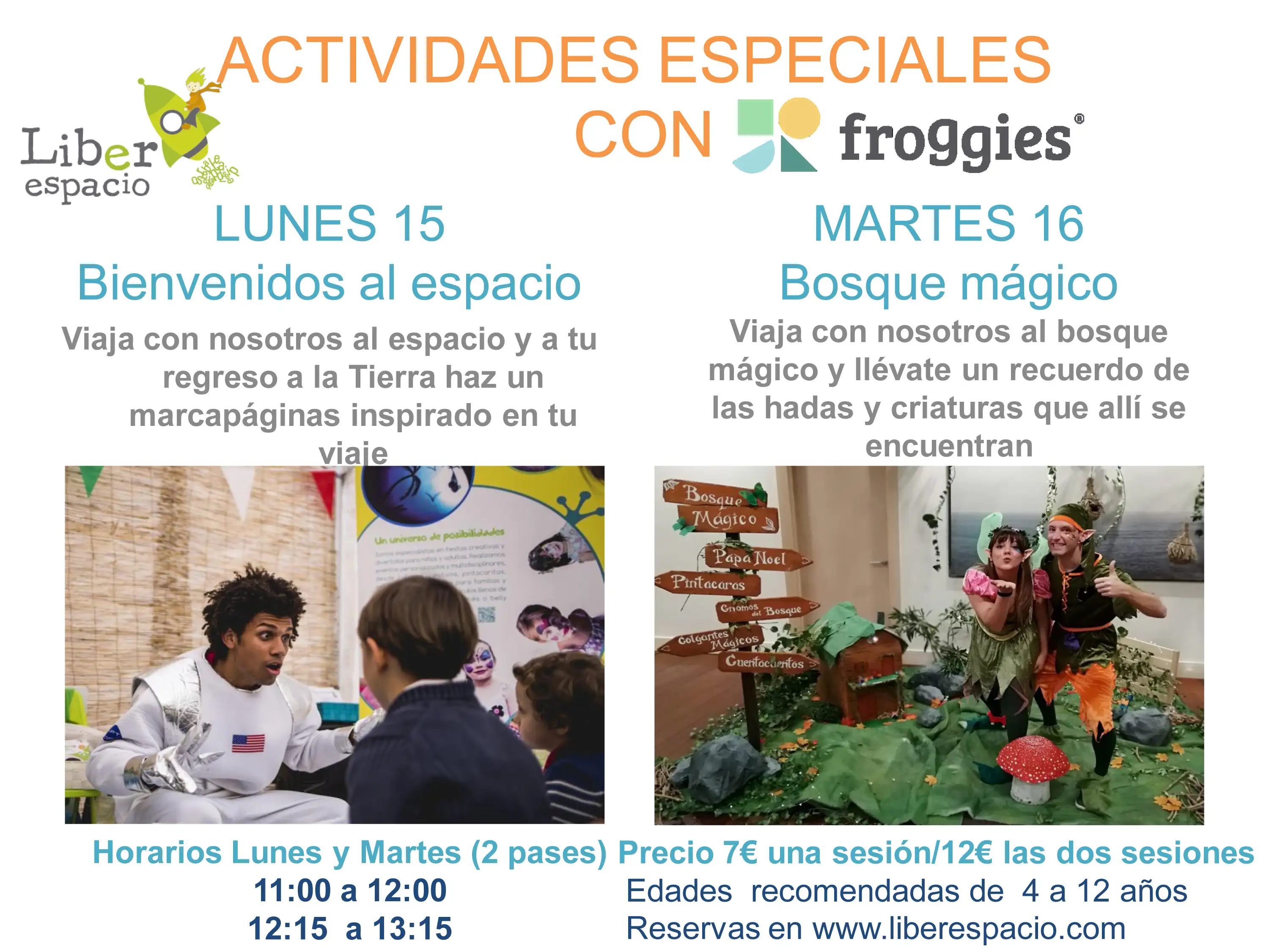 Entrada doble Taller de juegos con Froggies: Bosque Mágico