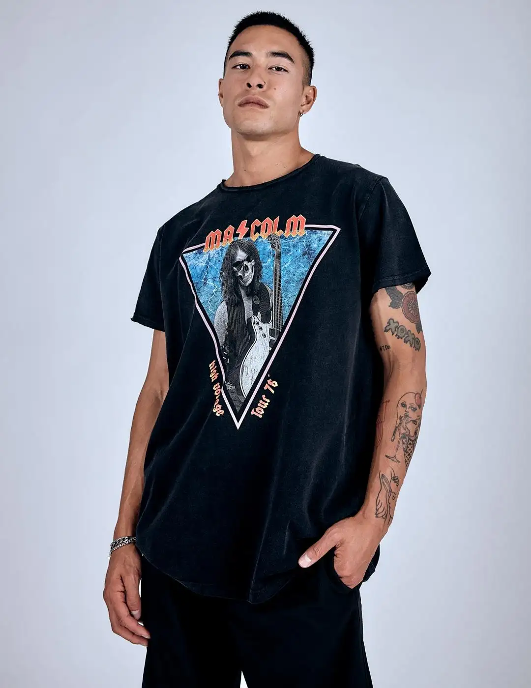 AC/DC Malcom Le Crane T -Shirt - Imagen 3