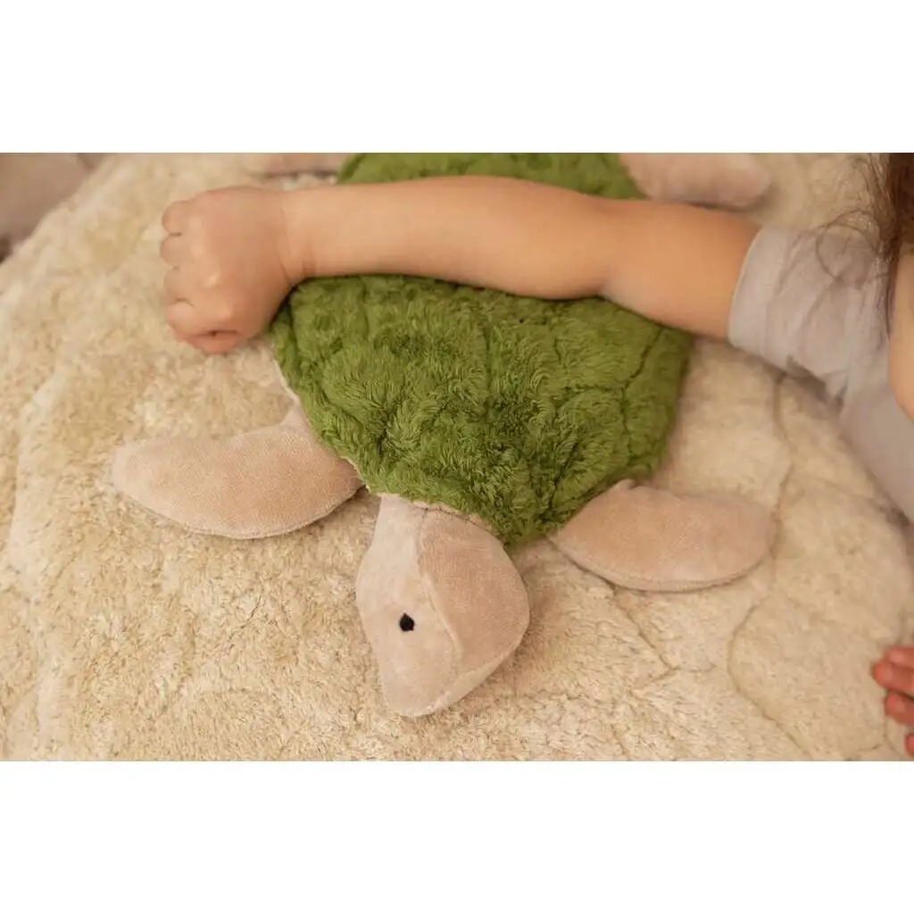 Small green turtle stuffed - Image 2